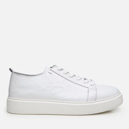 Erkek Deri Beyaz Hafif Tabanlı Spor Ayakkabı Erkek Deri Beyaz Hafif Tabanlı Spor Ayakkabı