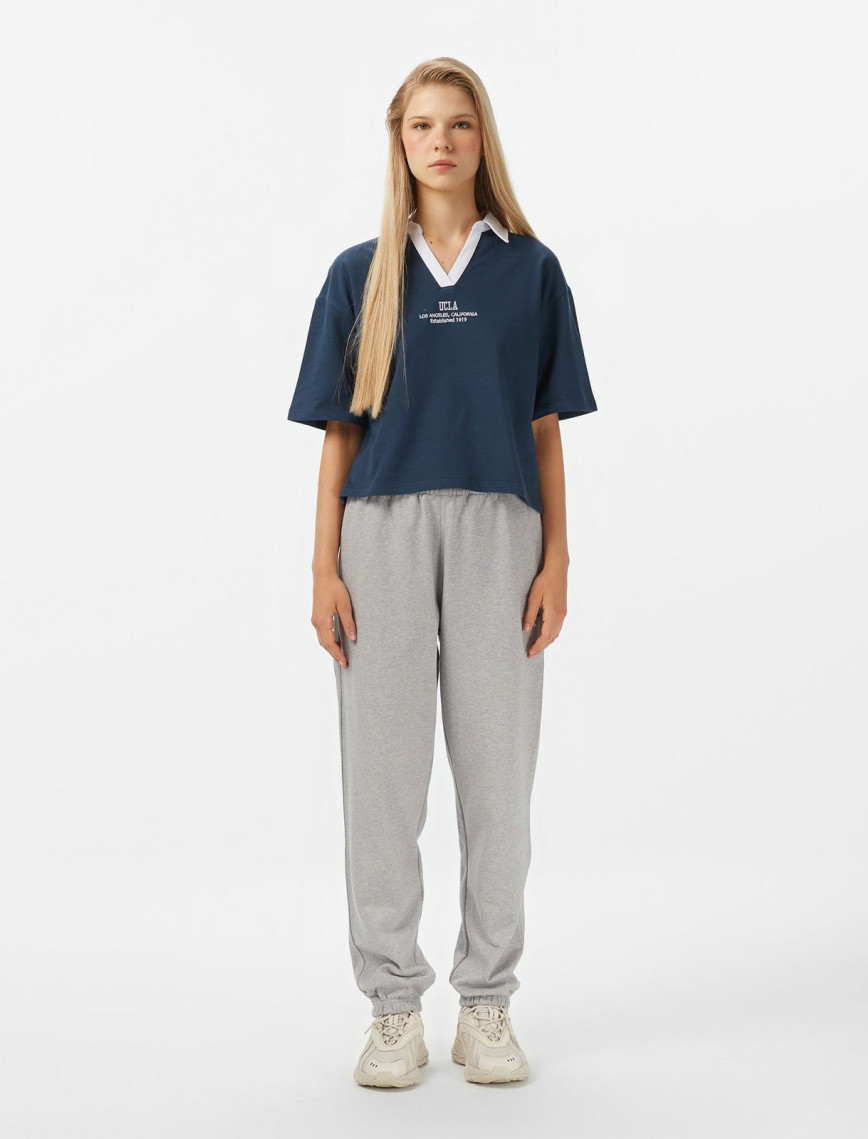 UCLA Polly Kadın Lacivert T-Shirt