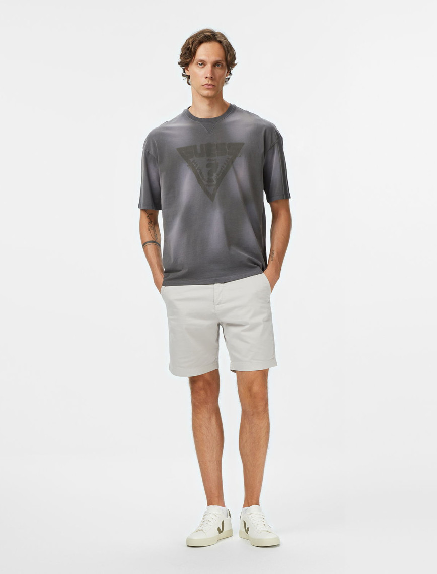 Guess Celso Oversize Fit Erkek Gri T-Shirt Guess Celso Oversize Fit Erkek Gri T-Shirt