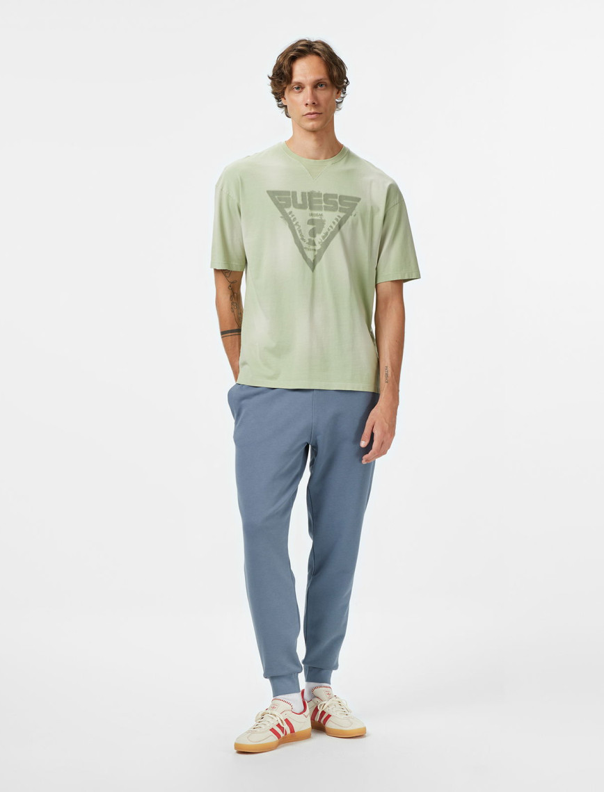 Guess Celso Oversize Fit Erkek Yeşil T-Shirt Guess Celso Oversize Fit Erkek Yeşil T-Shirt