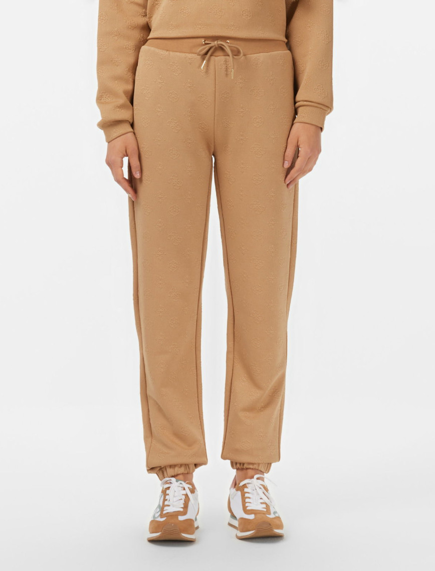 Guess Peony Regular Fit Kadın Kahverengi Eşofman Altı Guess Peony Regular Fit Kadın Kahverengi Eşofman Altı