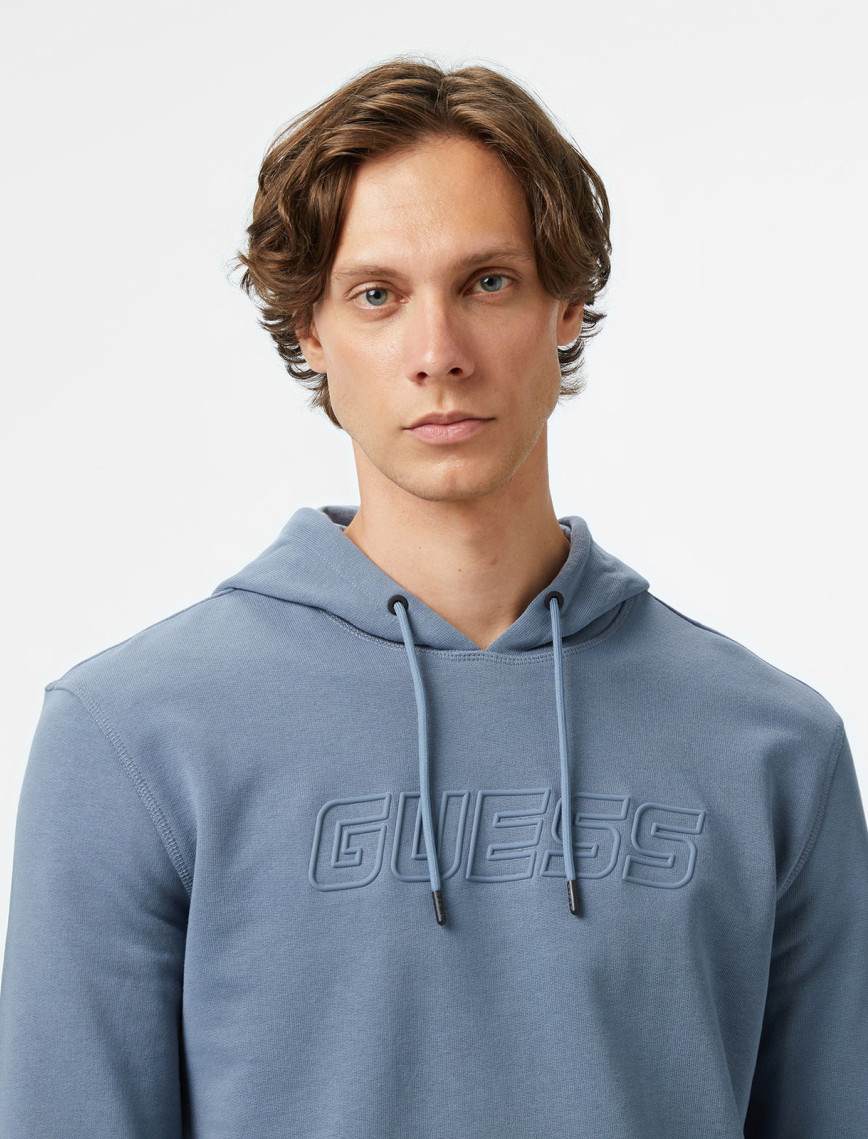 Guess Aldwin Erkek Mavi Sweatshirt Guess Aldwin Erkek Mavi Sweatshirt
