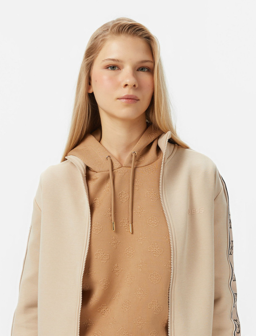 Guess Britney Kadın Bej Sweatshirt Guess Britney Kadın Bej Sweatshirt