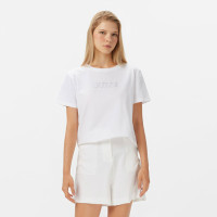Guess Briana Regular Fit Kadın Beyaz T-Shirt Guess Briana Regular Fit Kadın Beyaz T-Shirt