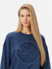 Guess Hotfix Kadın Mavi Sweatshirt Guess Hotfix Kadın Mavi Sweatshirt