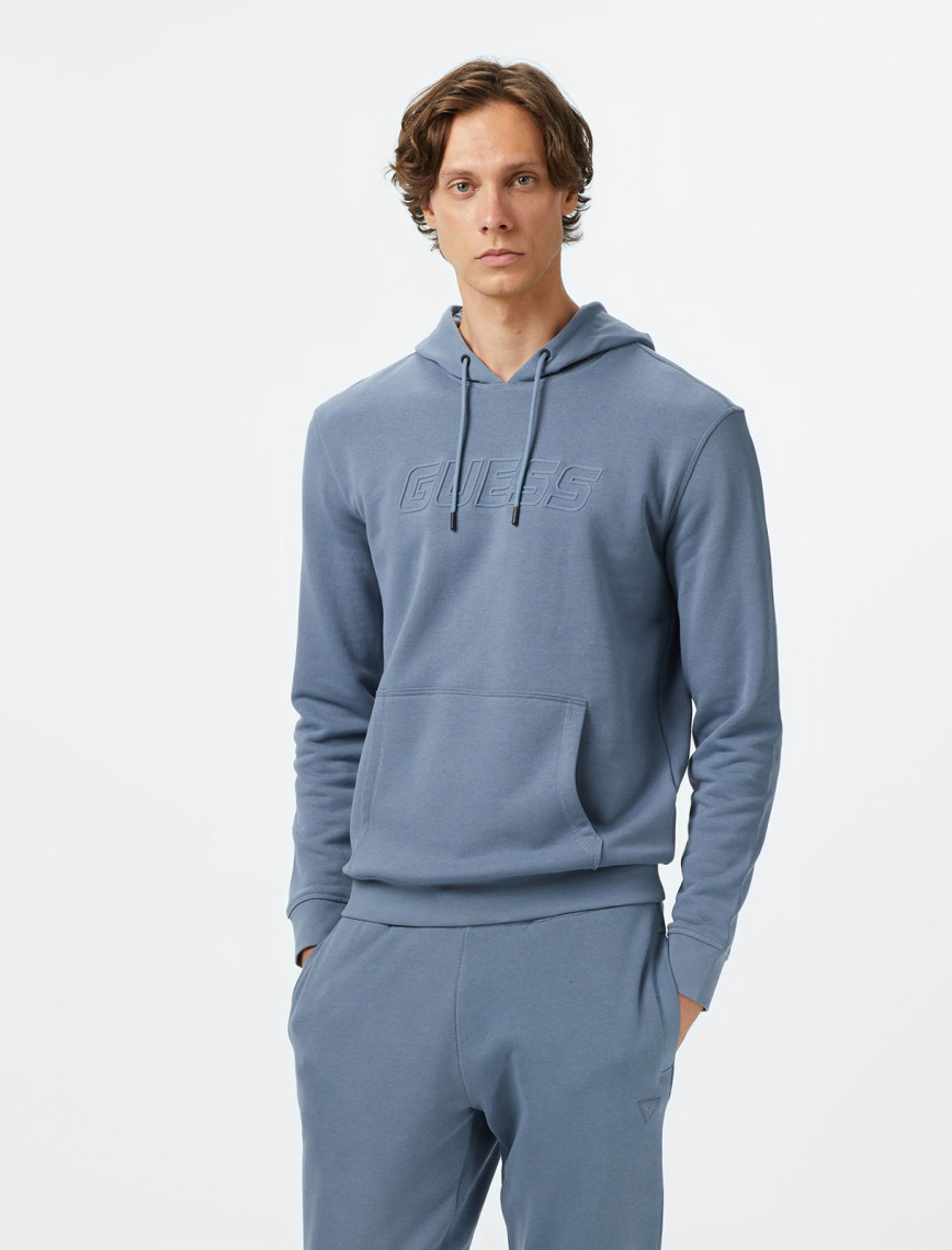 Guess Aldwin Erkek Mavi Sweatshirt Guess Aldwin Erkek Mavi Sweatshirt