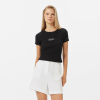 Guess Jeans Top Kadın Siyah T-Shirt Guess Jeans Top Kadın Siyah T-Shirt