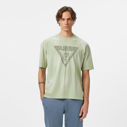 Guess Celso Oversize Fit Erkek Yeşil T-Shirt Guess Celso Oversize Fit Erkek Yeşil T-Shirt