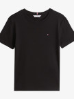 Tommy Hilfiger Slim Cody Kadın Siyah T-Shirt Tommy Hilfiger Slim Cody Kadın Siyah T-Shirt