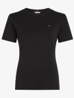 Tommy Hilfiger Slim Cody Kadın Siyah T-Shirt Tommy Hilfiger Slim Cody Kadın Siyah T-Shirt
