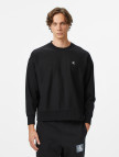 Calvin Klein Premium Terry Monogram Erkek Beyaz Sweatshirt Calvin Klein Premium Terry Monogram Erkek Beyaz Sweatshirt