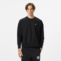 Calvin Klein Premium Terry Monogram Erkek Siyah Sweatshirt Calvin Klein Premium Terry Monogram Erkek Siyah Sweatshirt