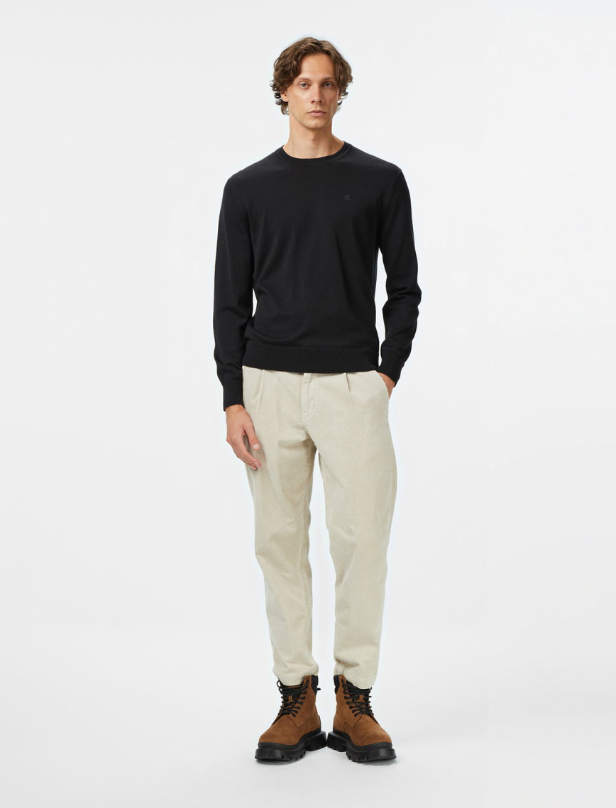 Calvin Klein Supima Cotton Crew Erkek Siyah Triko Calvin Klein Supima Cotton Crew Erkek Siyah Triko