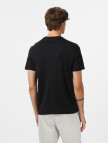 Calvin Klein Supima Chest Crewneck Erkek Siyah T-Shirt
