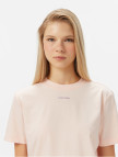 Calvin Klein Classic Logo Kadın Pembe T-Shirt Calvin Klein Classic Logo Kadın Pembe T-Shirt