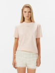 Calvin Klein Classic Logo Kadın Pembe T-Shirt Calvin Klein Classic Logo Kadın Pembe T-Shirt