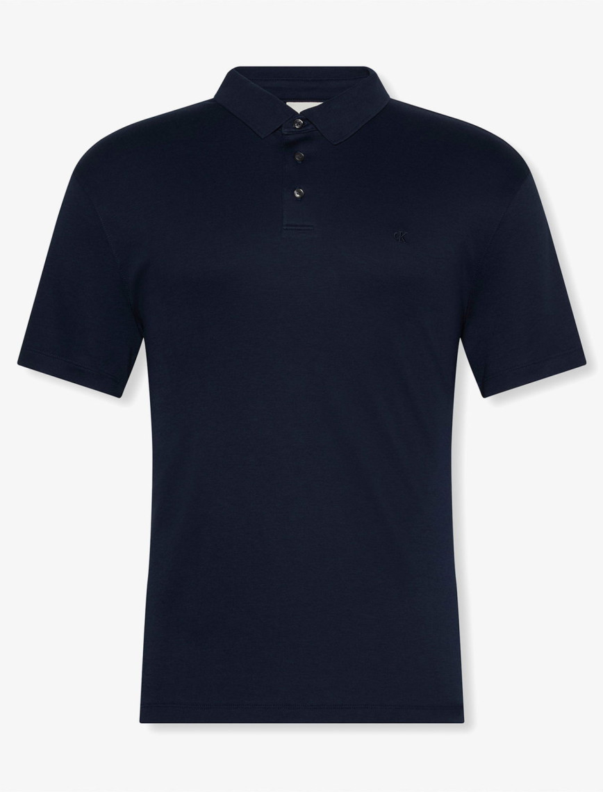 Calvin Klein Supima Erkek Mavi Polo Calvin Klein Supima Erkek Mavi Polo