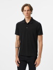 Calvin Klein Stripe Strech Jacquard Erkek Siyah Polo
