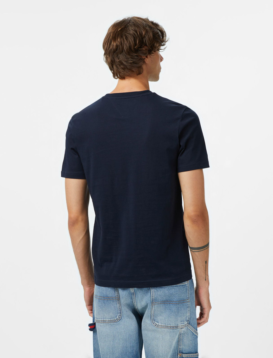 Tommy Hilfiger Brand Love Stack Erkek Mavi T-Shirt Tommy Hilfiger Brand Love Stack Erkek Mavi T-Shirt