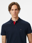 Tommy Hilfiger Contrast Collar Erkek Mavi Polo Tommy Hilfiger Contrast Collar Erkek Mavi Polo
