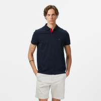 Tommy Hilfiger Contrast Collar Erkek Mavi Polo Tommy Hilfiger Contrast Collar Erkek Mavi Polo