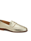 George Hogg Kadın Gold Kuşak Detaylı Deri Loafer George Hogg Kadın Gold Kuşak Detaylı Deri Loafer