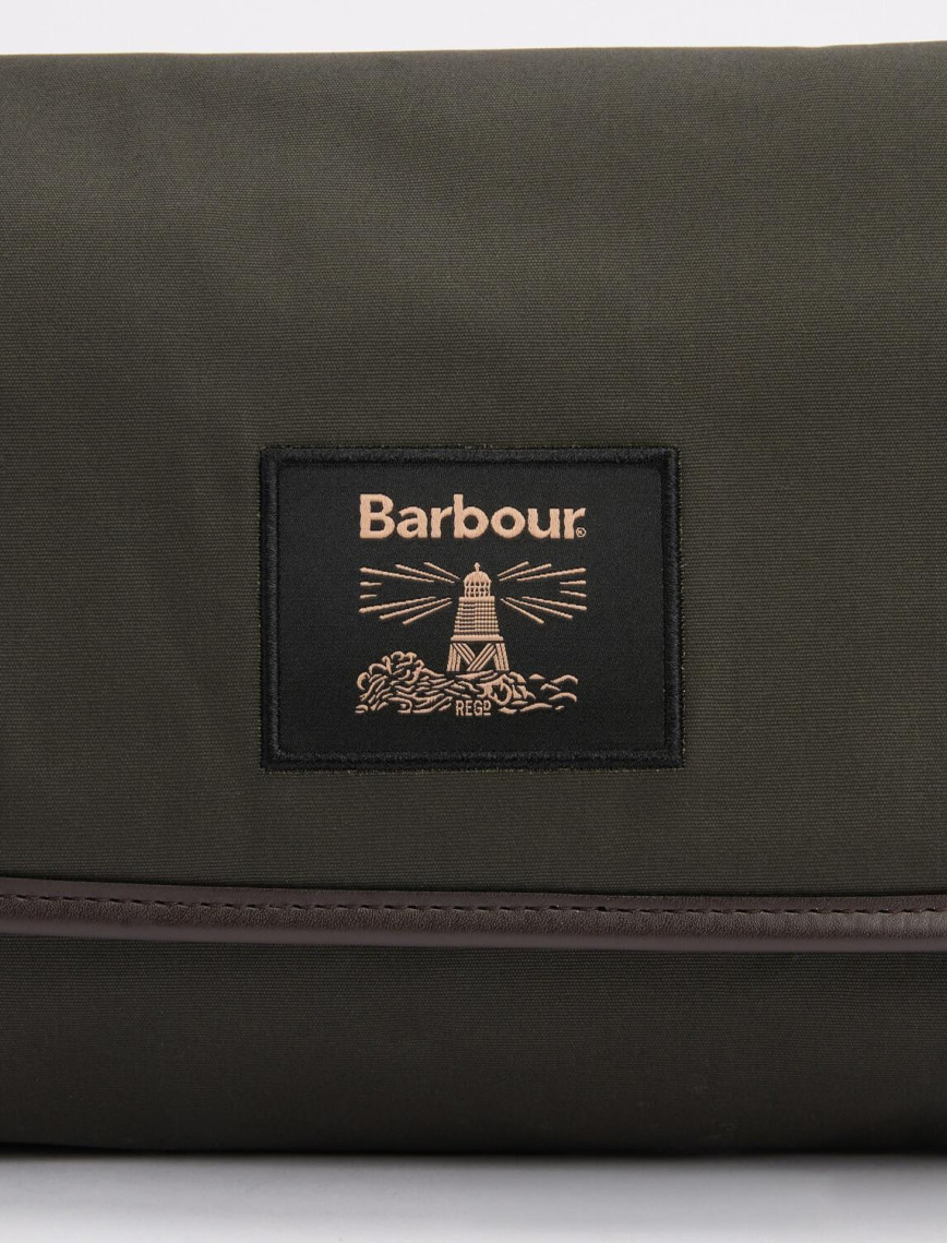 Barbour Wax Hanging Washbag Organizer Barbour Wax Hanging Washbag Organizer