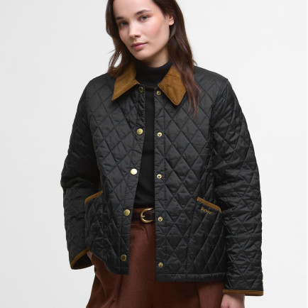 Barbour Icons Cropped Liddesdale Kapitone Ceket Barbour Icons Cropped Liddesdale Kapitone Ceket