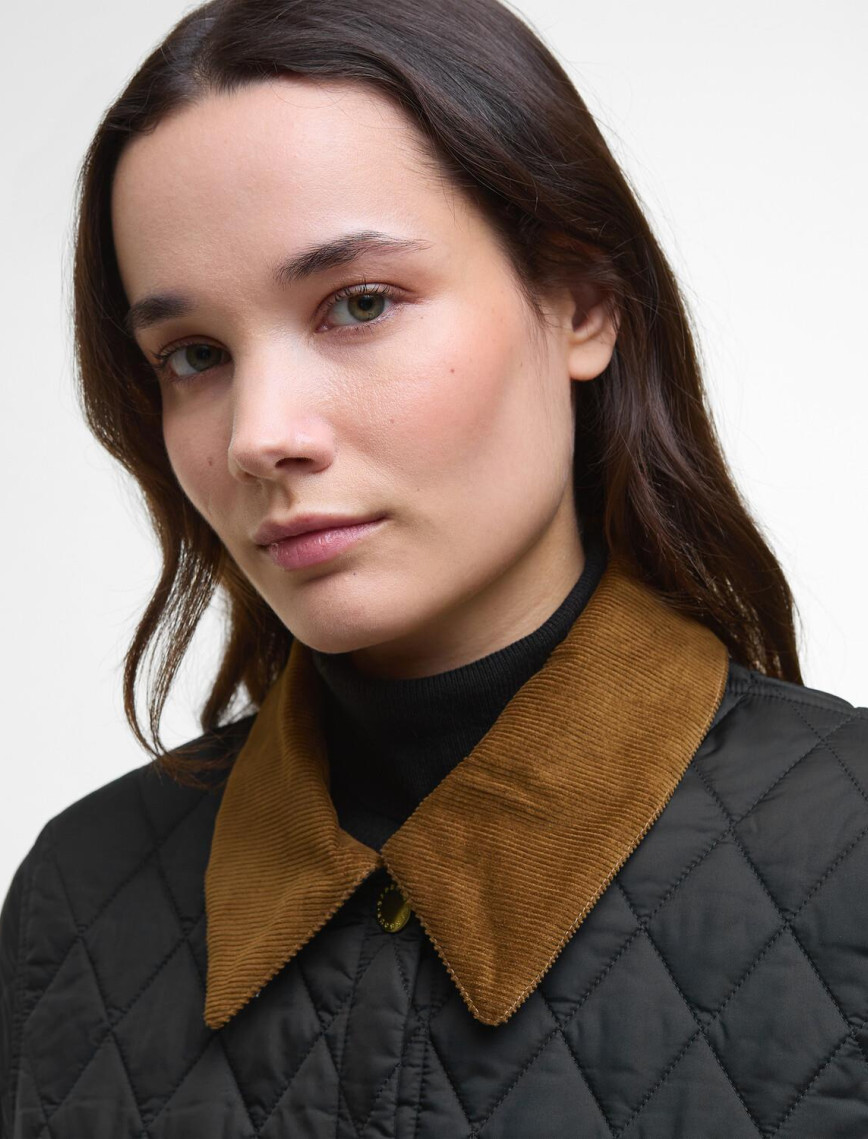 Barbour Icons Cropped Liddesdale Kapitone Ceket Barbour Icons Cropped Liddesdale Kapitone Ceket