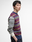 Barbour Patchwork Fair Isle Crew Neck Kazak Barbour Patchwork Fair Isle Crew Neck Kazak