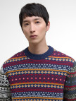 Barbour Patchwork Fair Isle Crew Neck Kazak Barbour Patchwork Fair Isle Crew Neck Kazak