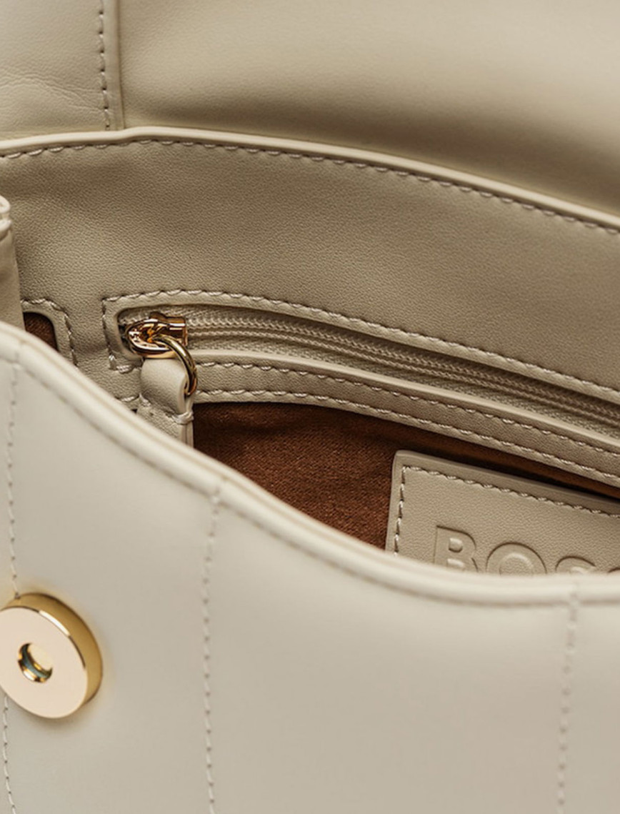 Boss Icon Kadın Beyaz Omuz Çantası Boss Icon Kadın Beyaz Omuz Çantası