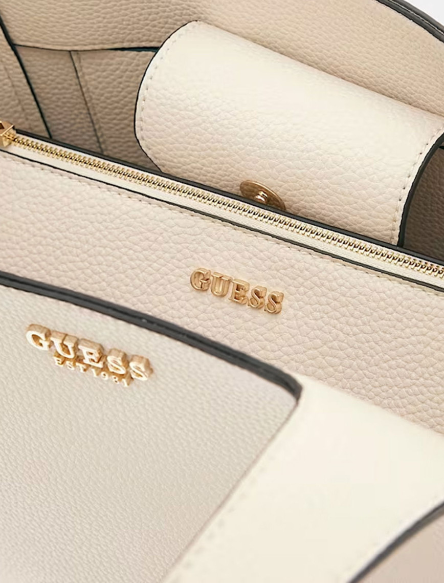 Guess Calista Kadın Krem El Çantası Guess Calista Kadın Krem El Çantası