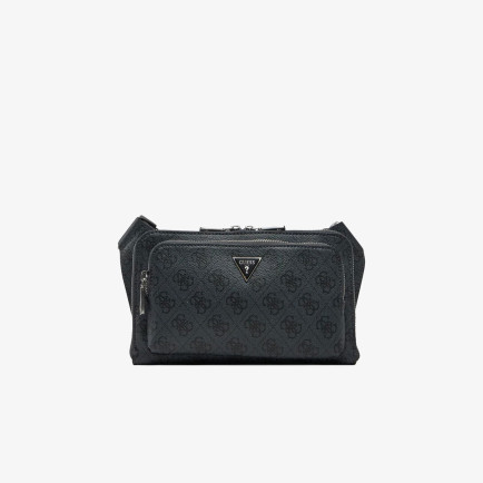 Guess Milano Erkek Siyah Bel Çantası Guess Milano Erkek Siyah Bel Çantası