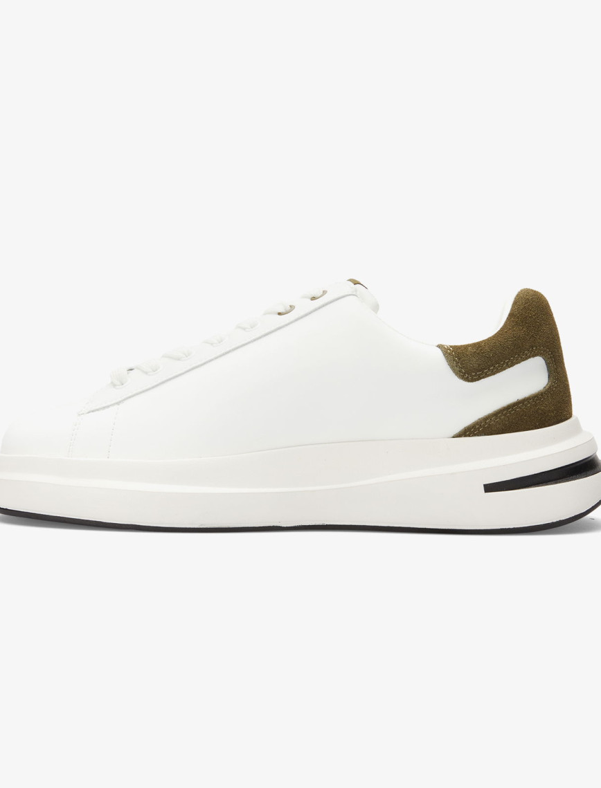 Guess Elba Deri Erkek Beyaz Sneaker Guess Elba Deri Erkek Beyaz Sneaker