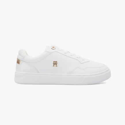 Tommy Hilfiger Essential Elevated Court Kadın Altın Sneaker