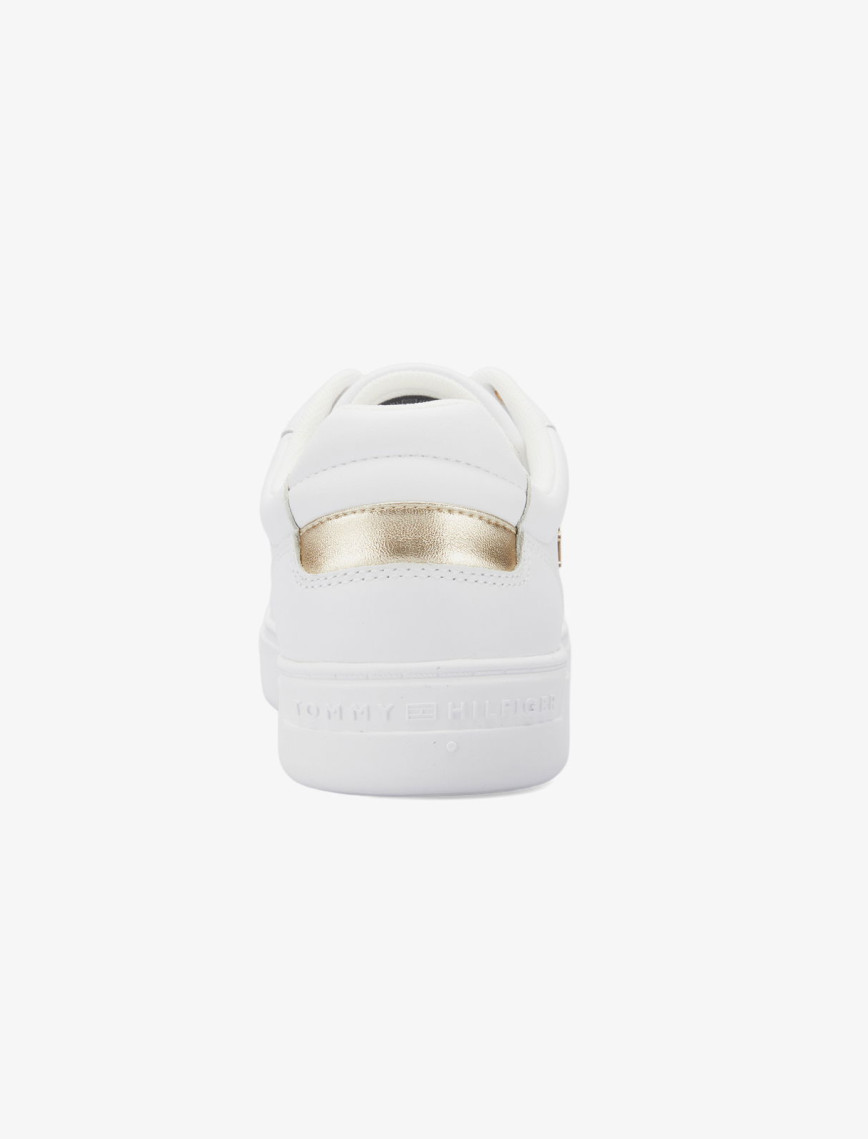 Tommy Hilfiger Essential Elevated Court Kadın Altın Sneaker Tommy Hilfiger Essential Elevated Court Kadın Altın Sneaker