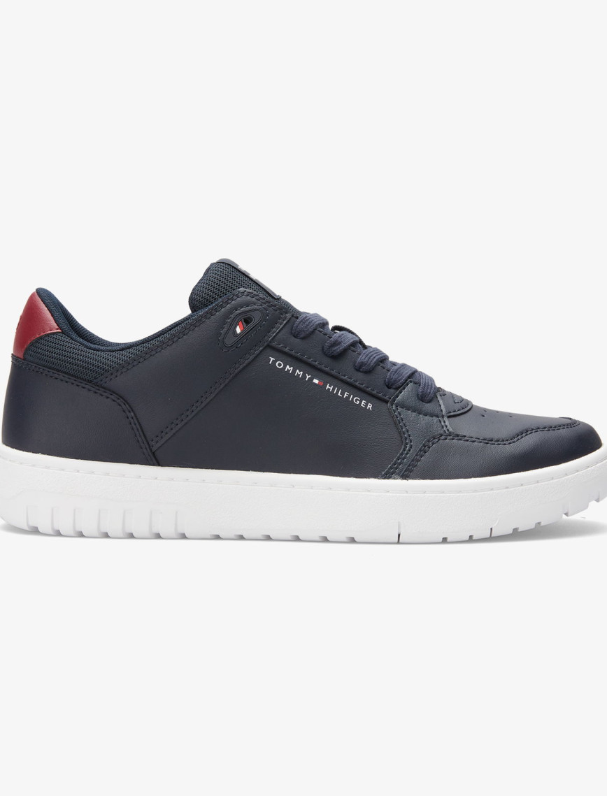 Tommy Hilfiger Basket Core Lite Mix Erkek Mavi Sneaker Tommy Hilfiger Basket Core Lite Mix Erkek Mavi Sneaker