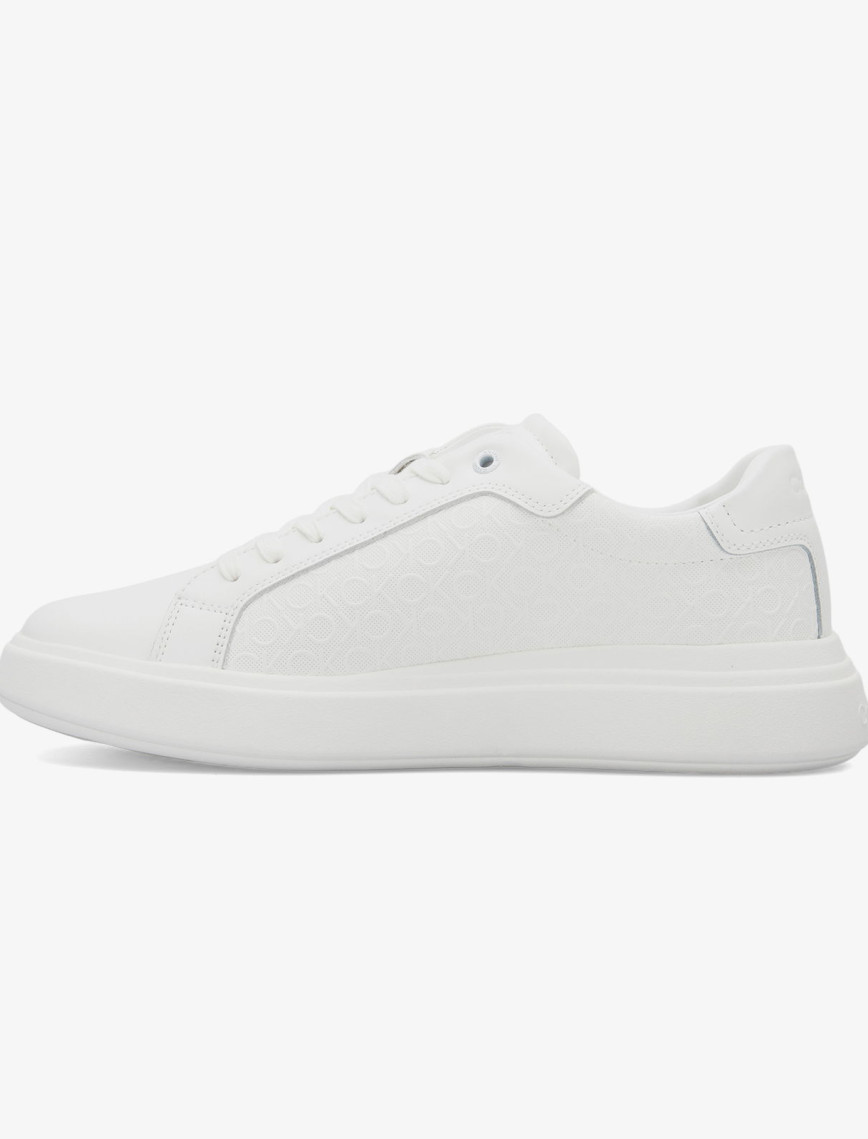 Calvin Klein Chunky Low Top Lace Up Mono Erkek Beyaz Sneaker Calvin Klein Chunky Low Top Lace Up Mono Erkek Beyaz Sneaker