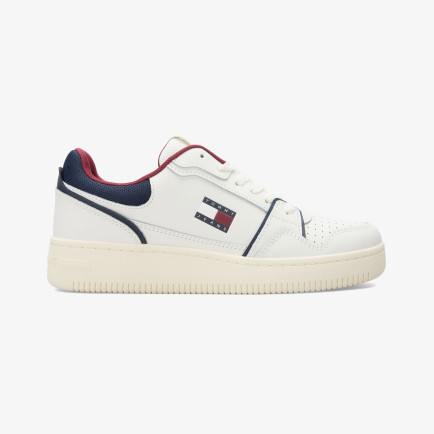 Tommy Hilfiger Fine Cleat Retro Basketball Erkek Beyaz Spor Ayakkabı Tommy Hilfiger Fine Cleat Retro Basketball Erkek Beyaz Spor Ayakkabı