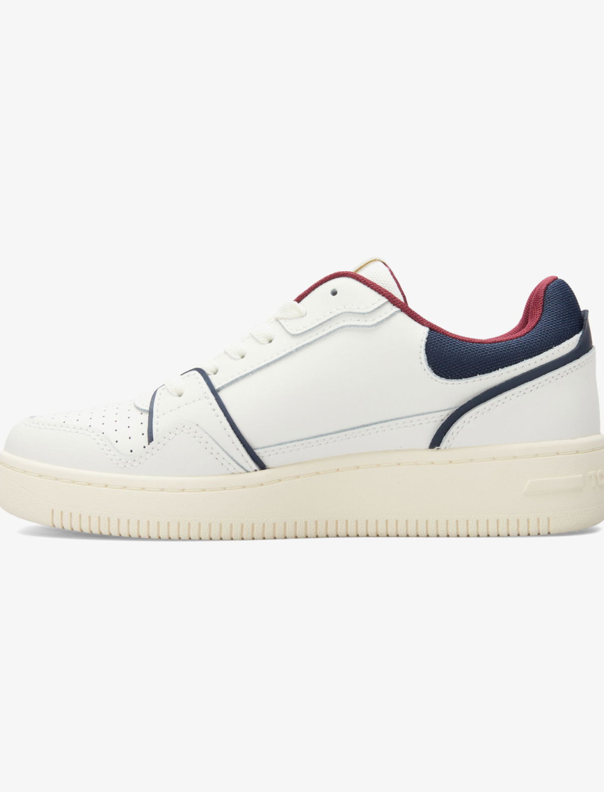 Tommy Hilfiger Fine Cleat Retro Basketball Erkek Beyaz Spor Ayakkabı Tommy Hilfiger Fine Cleat Retro Basketball Erkek Beyaz Spor Ayakkabı