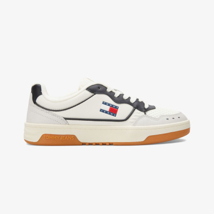 Tommy Hilfiger Cupsole Leather Erkek Bej Spor Ayakkabı Tommy Hilfiger Cupsole Leather Erkek Bej Spor Ayakkabı