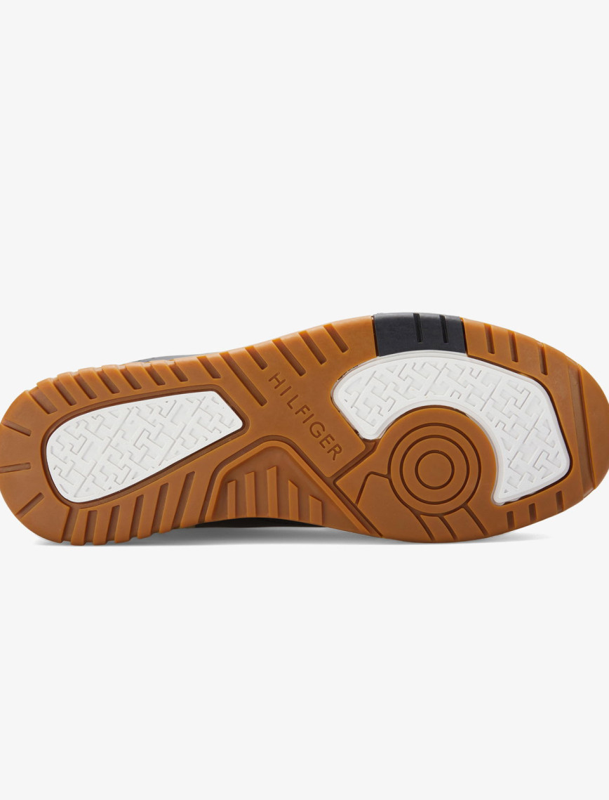 Tommy Jeans Leather Logo Basketball Erkek Siyah Sneaker Tommy Jeans Leather Logo Basketball Erkek Siyah Sneaker