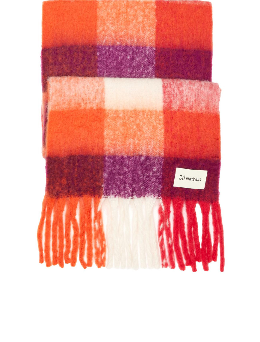 Network Kadın Renkli Atkı