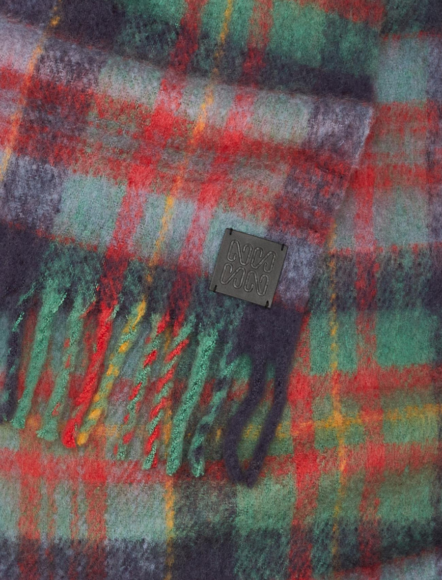 Network Kadın Yeşil Yün Karışımlı Atkı Network Kadın Yeşil Yün Karışımlı Atkı