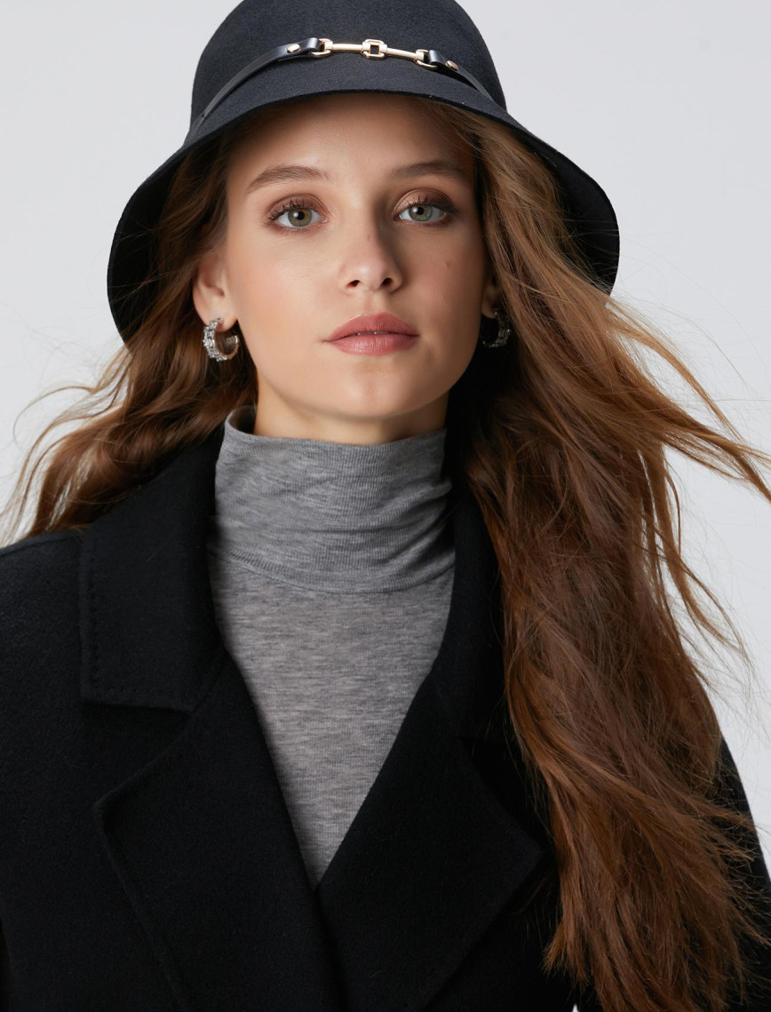 Network Kadın Siyah Yün Şapka Network Kadın Siyah Yün Şapka