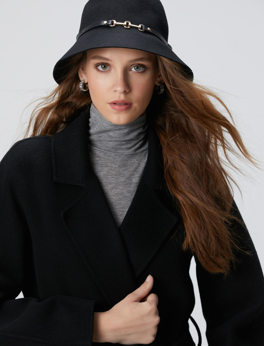 Network Kadın Siyah Yün Şapka Network Kadın Siyah Yün Şapka