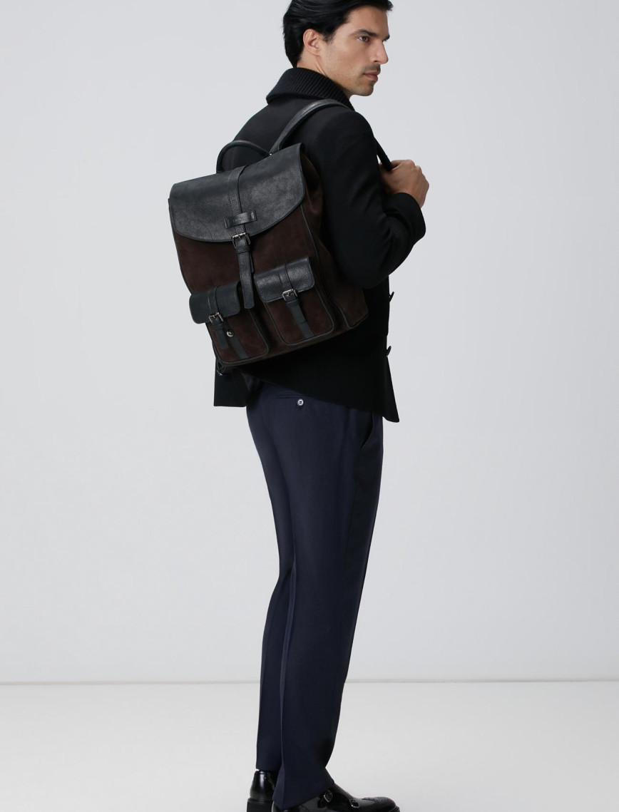 Network Erkek Kahverengi Süet Sırt Çantası Network Erkek Kahverengi Süet Sırt Çantası