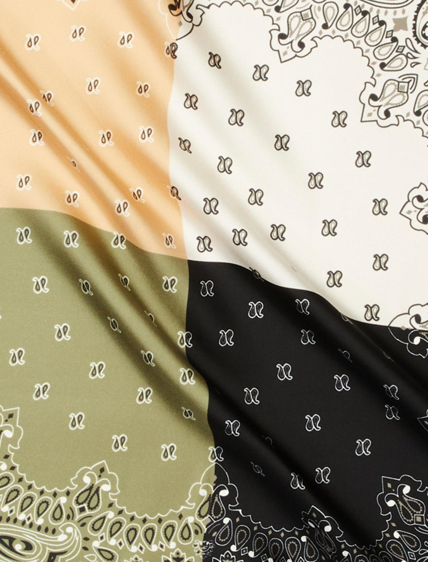 Network Kadın Bej Twill İpek Fular Network Kadın Bej Twill İpek Fular