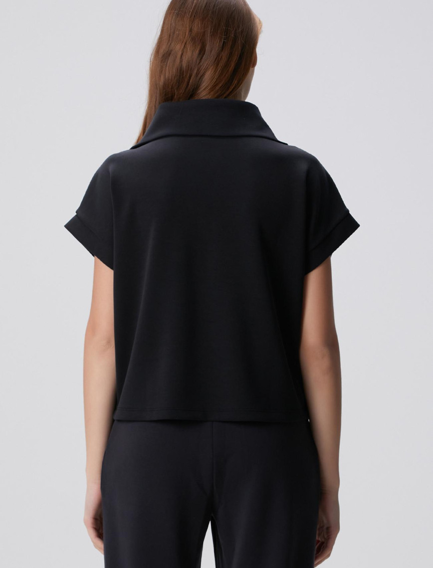 Network Kadın Siyah Modal Karışımlı Sweatshirt Network Kadın Siyah Modal Karışımlı Sweatshirt